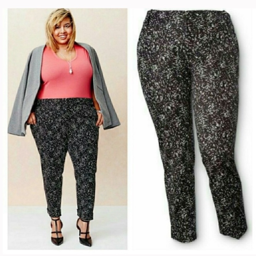Ava & Viv black print pants